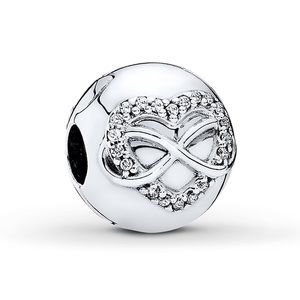 Pandora Infinity Heart Clip Charm